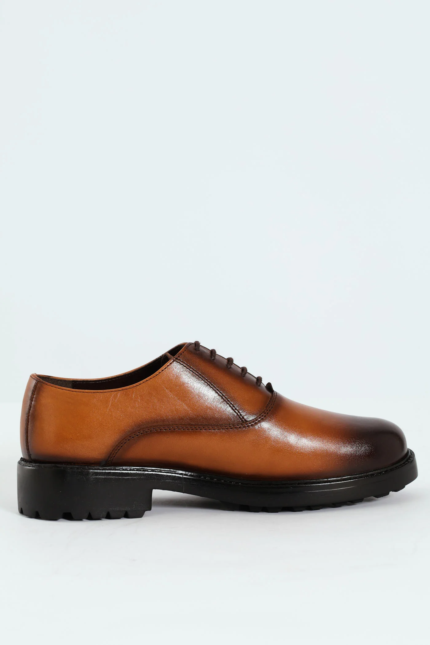 Plaine Toe Oxford Shoe - Tan - Image 5