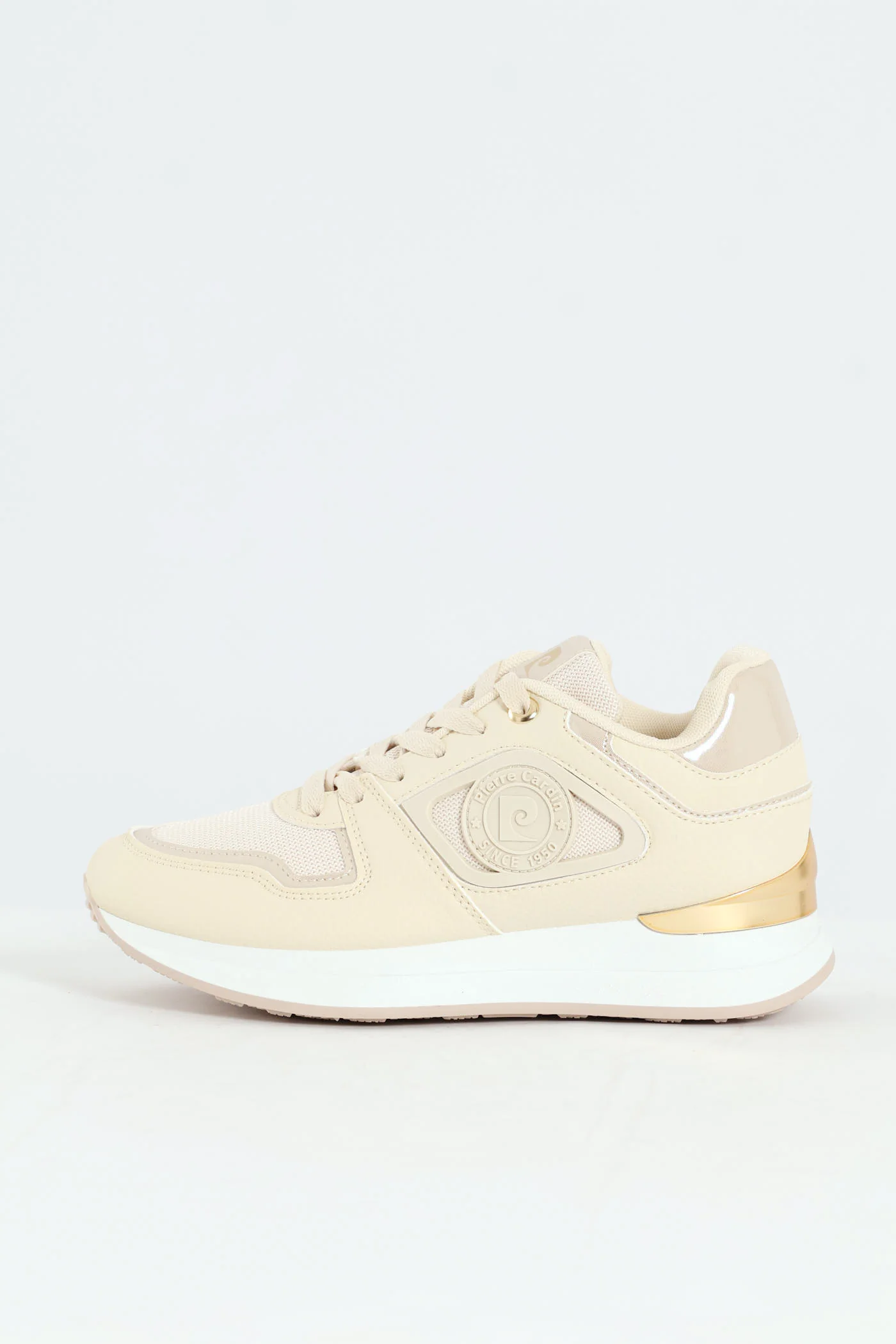 Platform Logo Sneaker - Beige - Image 4