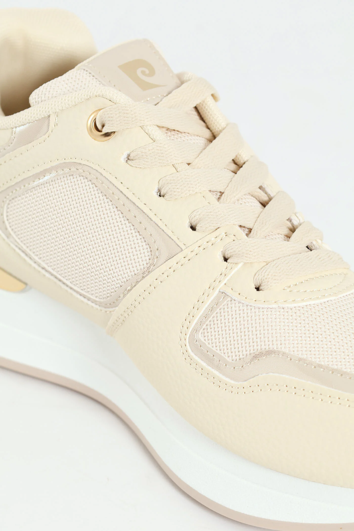 Platform Logo Sneaker - Beige - Image 6