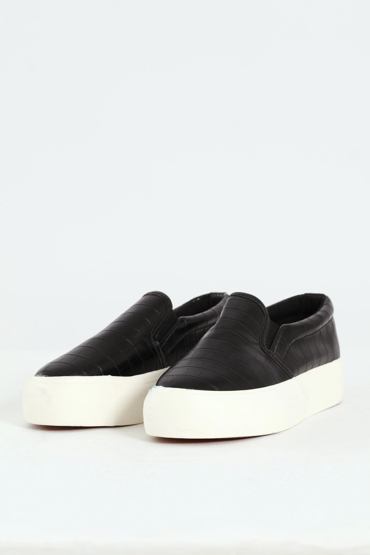 Platform Slip On Street Sneaker - Black - Image 3