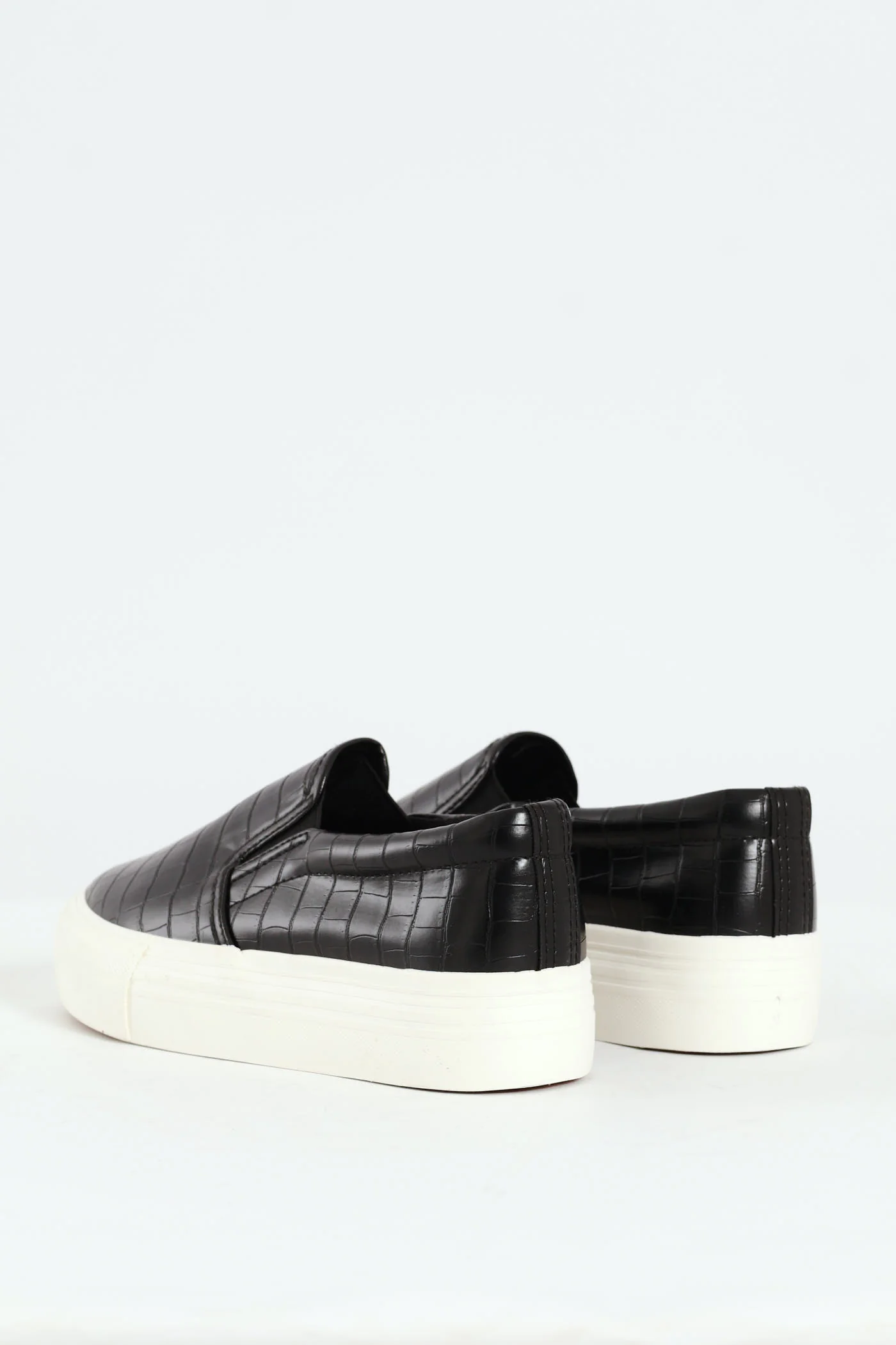 Platform Slip On Street Sneaker - Black - Image 4