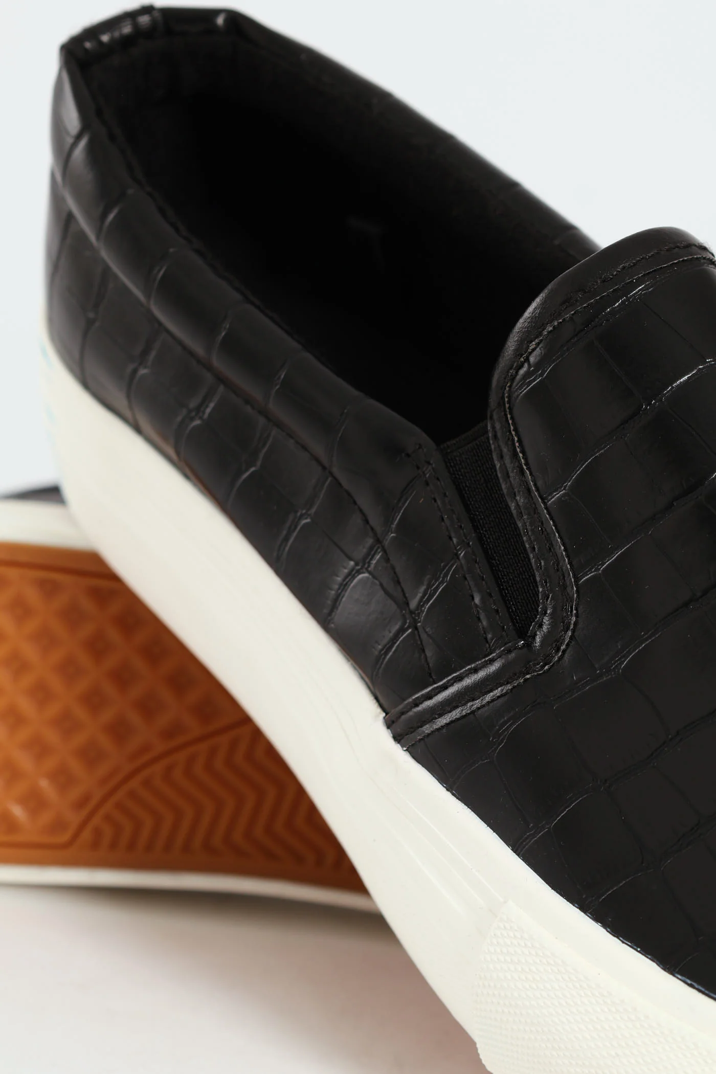 Platform Slip On Street Sneaker - Black - Image 5