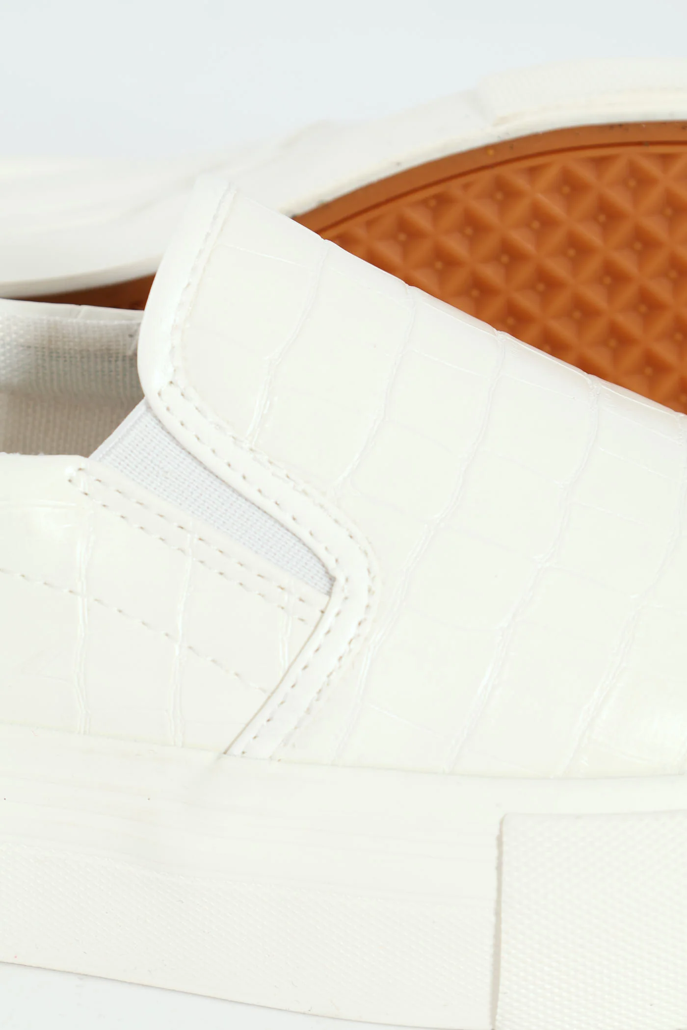 Platform Slip On Street Sneaker - White - Image 2