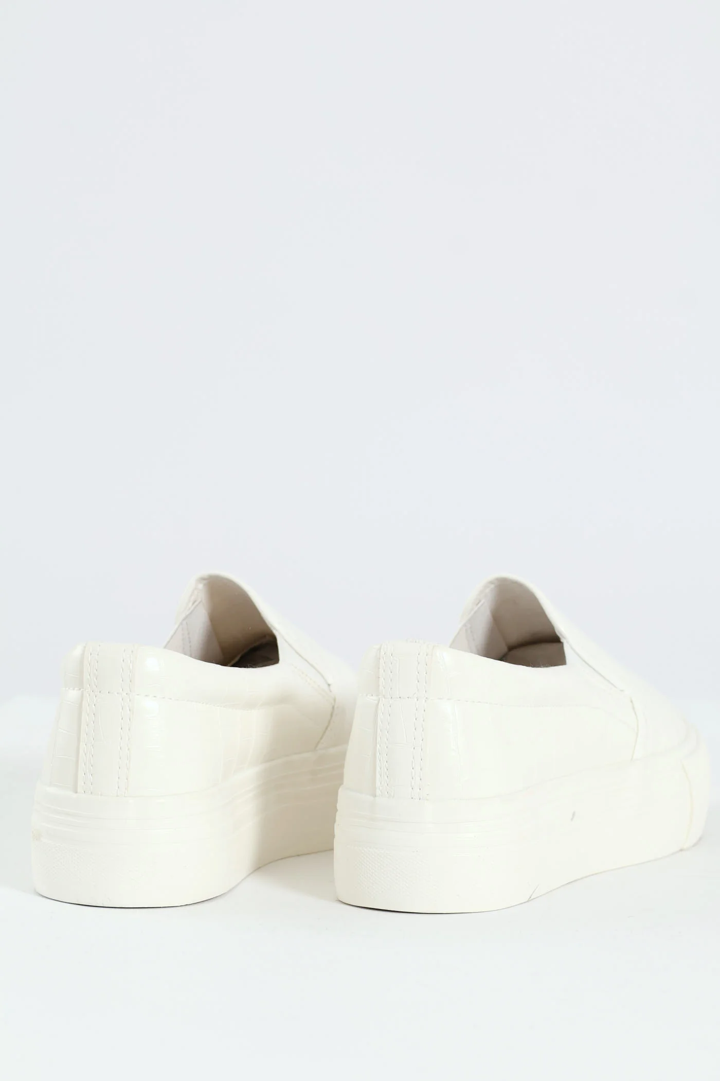 Platform Slip On Street Sneaker - White - Image 4