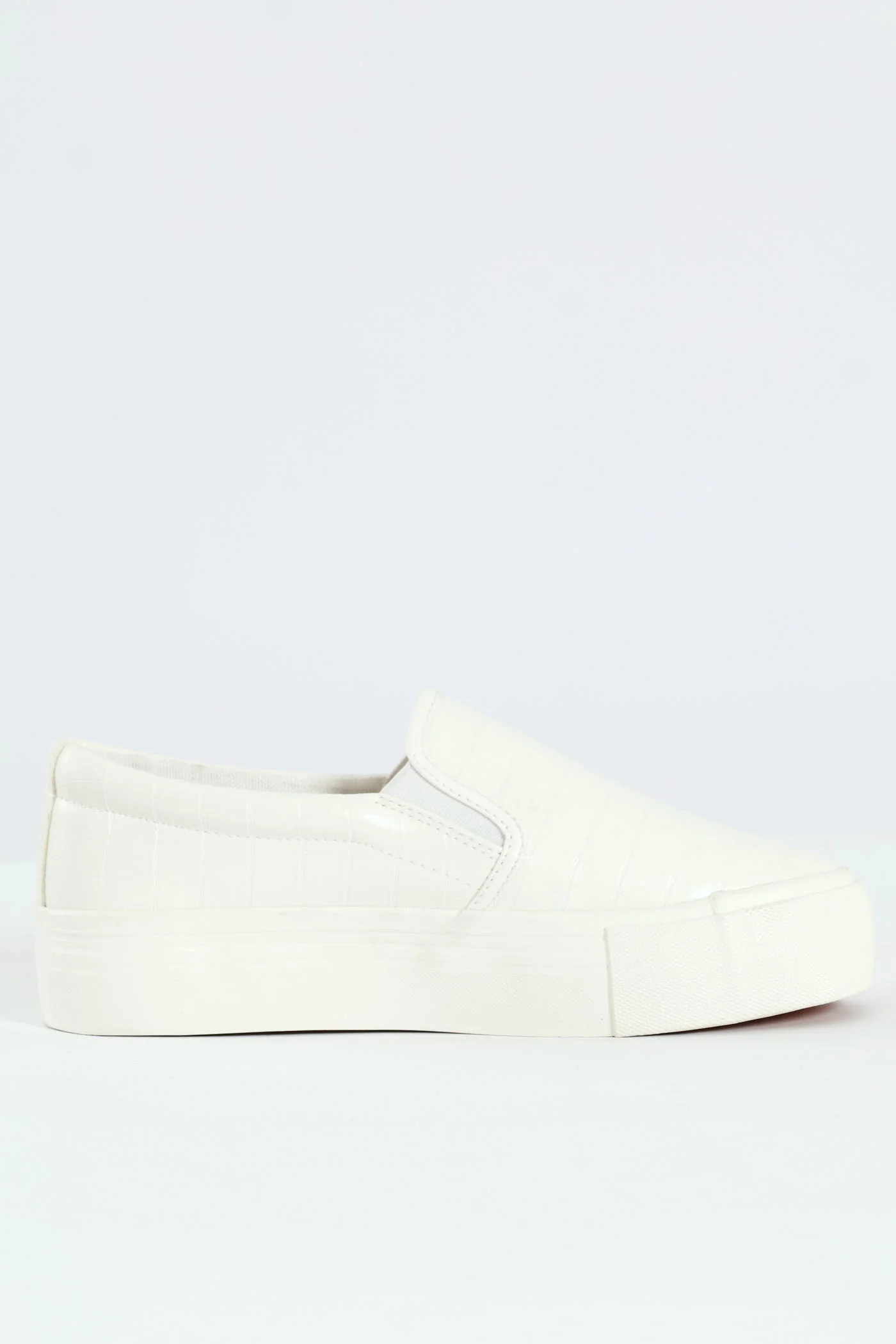 Platform Slip On Street Sneaker - White - Image 5