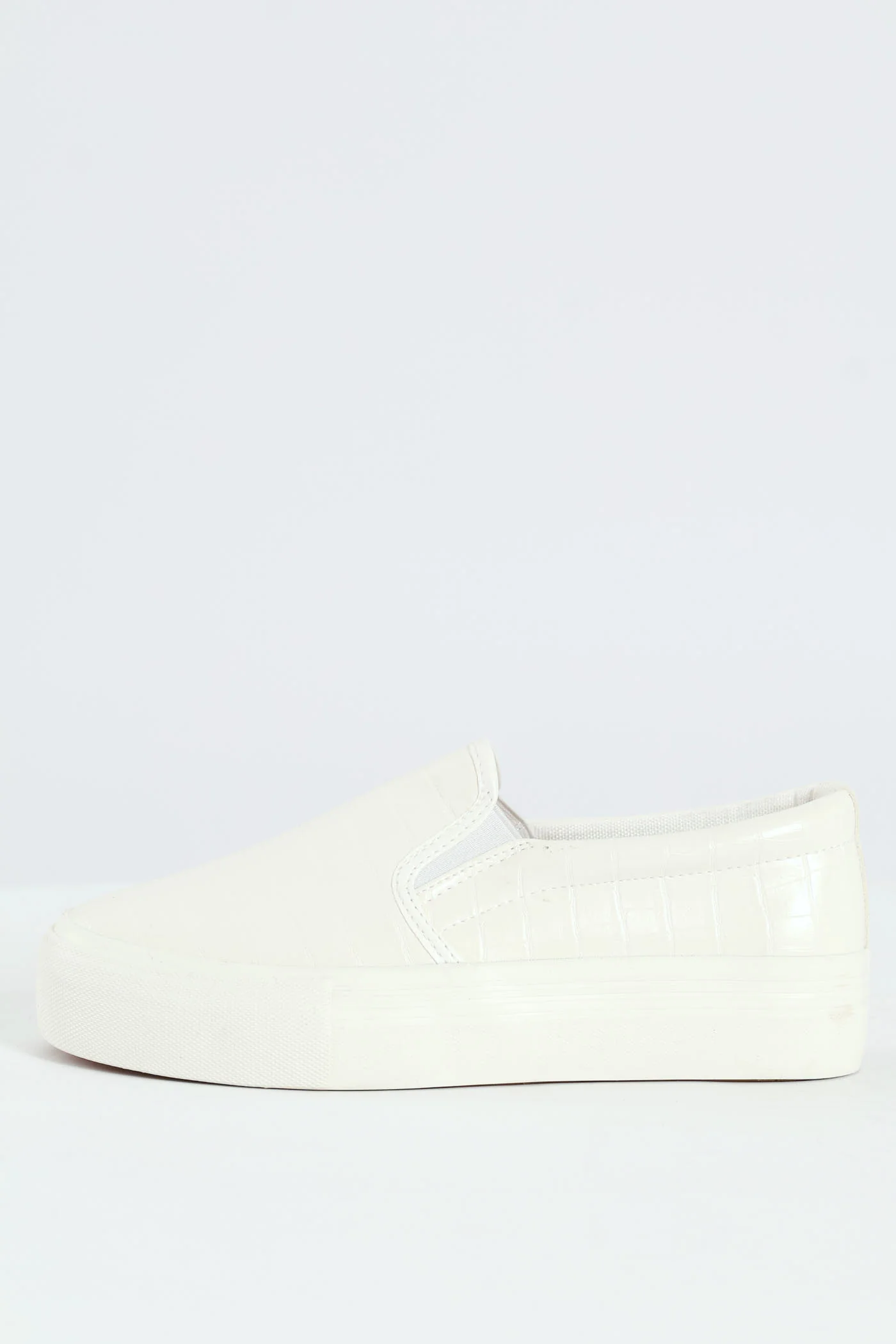 Platform Slip On Street Sneaker - White - Image 6