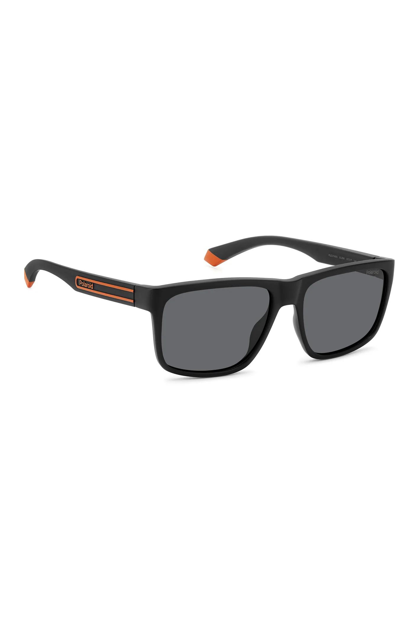 PLD 2149/S Rectangular Sunglasses - Black/Orange - Image 4
