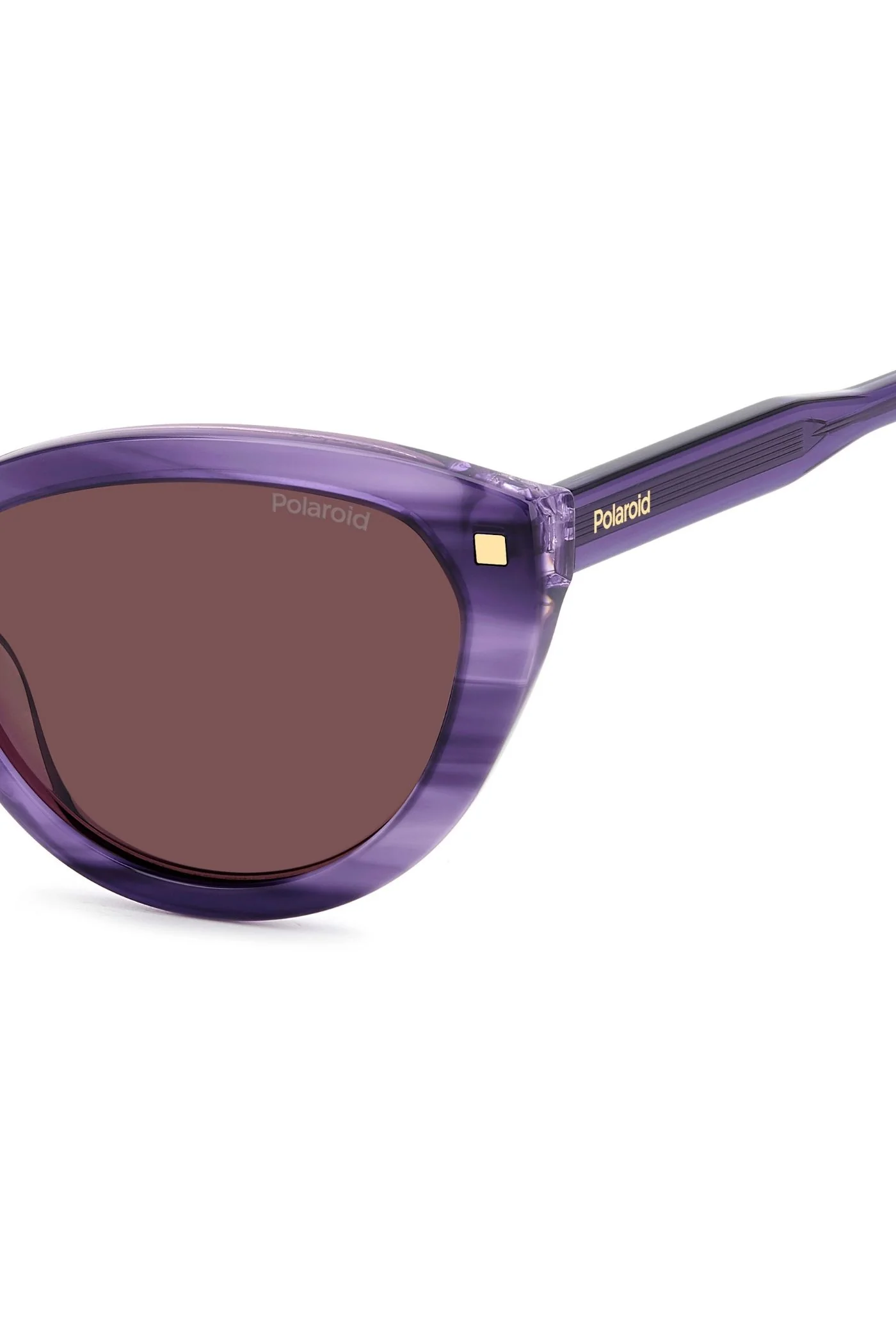 Violet Havana Acetate Sunglasses - Purple - Image 2