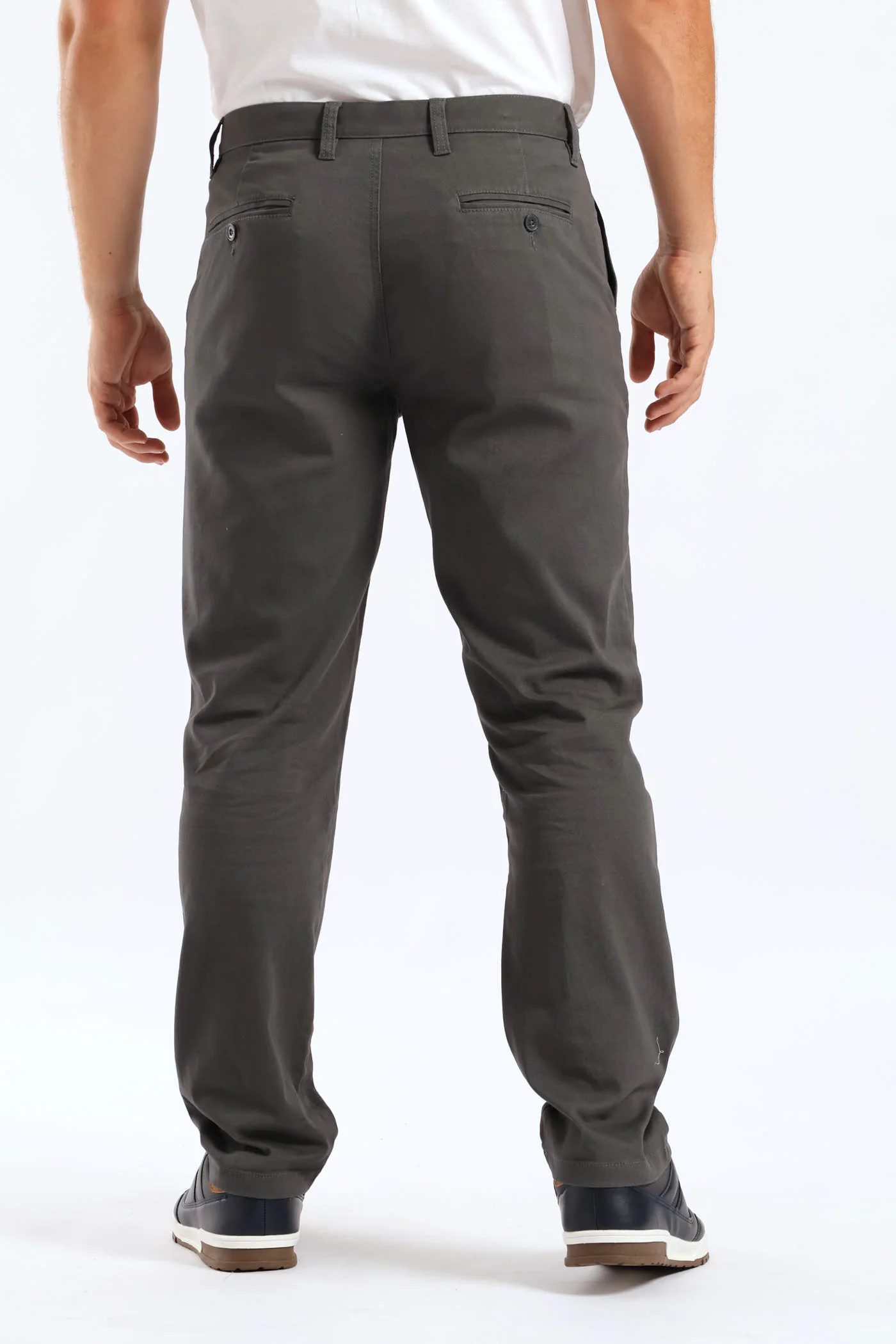 Pleated Chino - Grey - Image 2