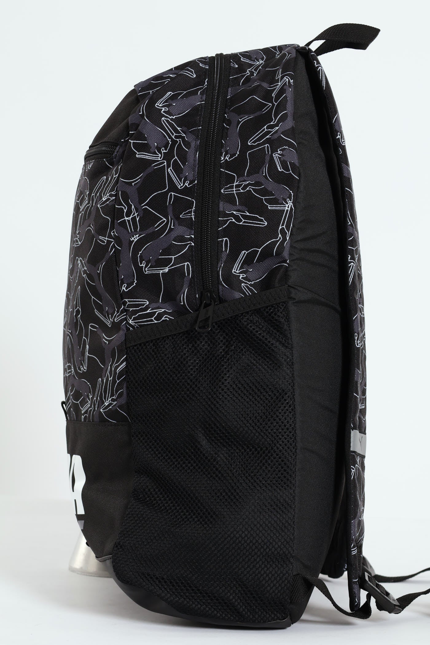 Plus Print Backpack - Black - Image 3