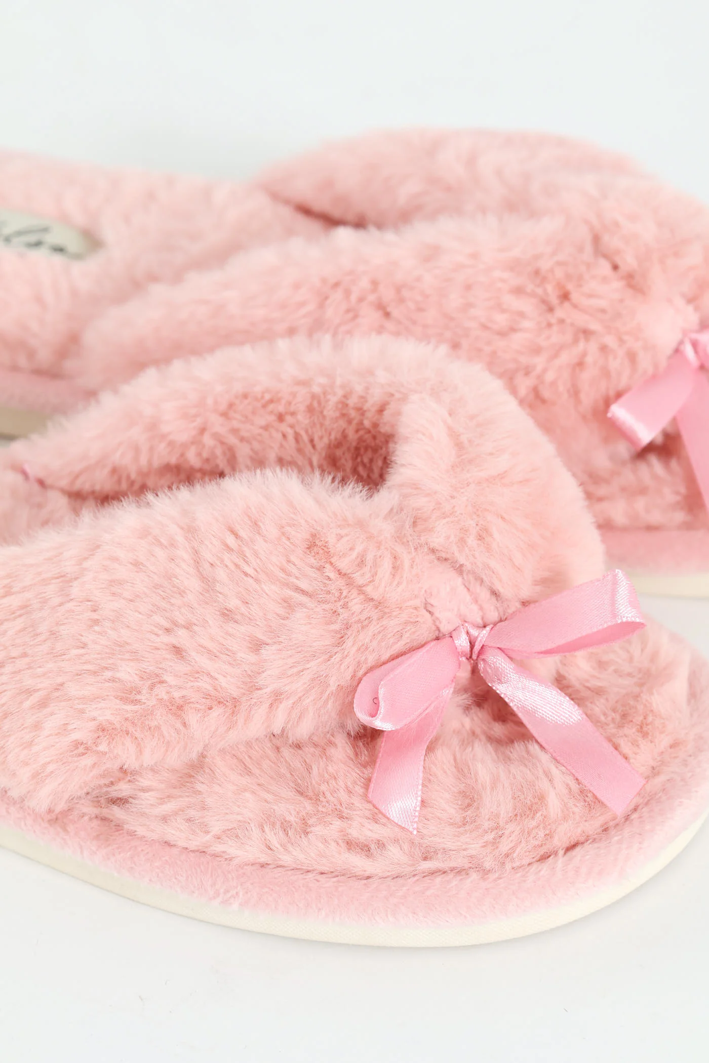 Plush Thong Slipper - Blush - Image 2