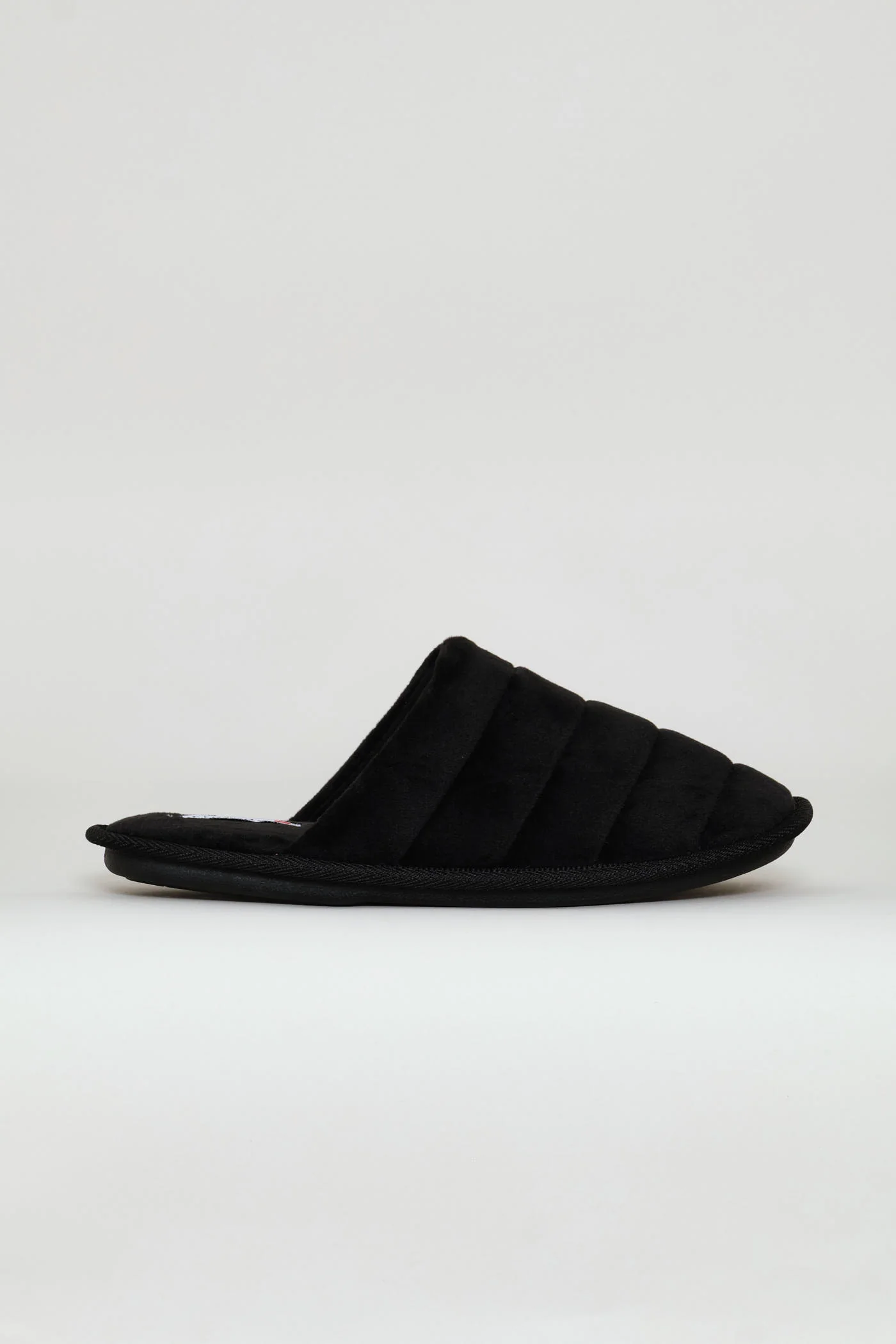 Plush Upper Comfort Slipper - Black - Image 3