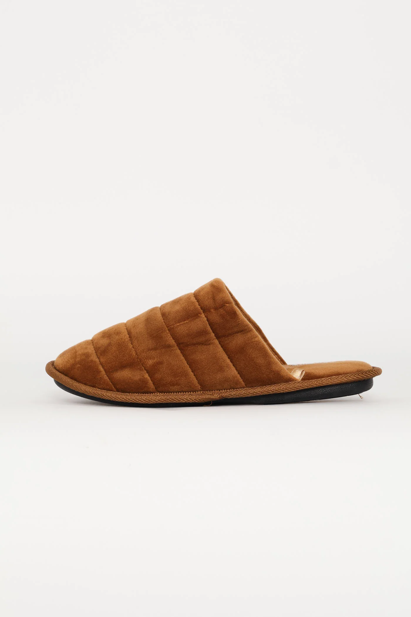 Plush Upper Comfort Slipper - Brown - Image 3