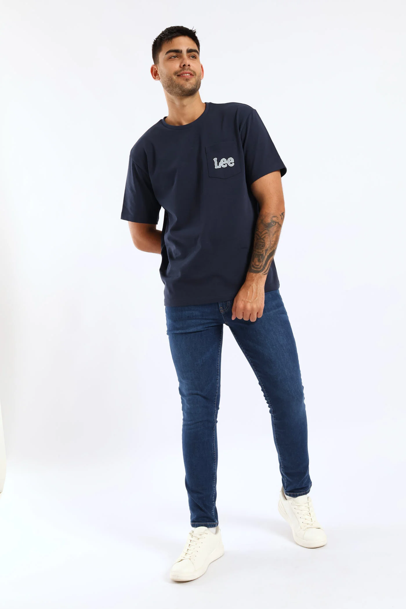 Pocket Tee - Navy - Image 4