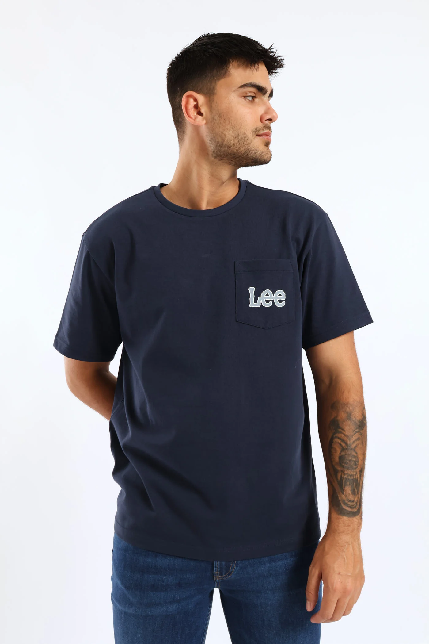Pocket Tee - Navy - Image 5