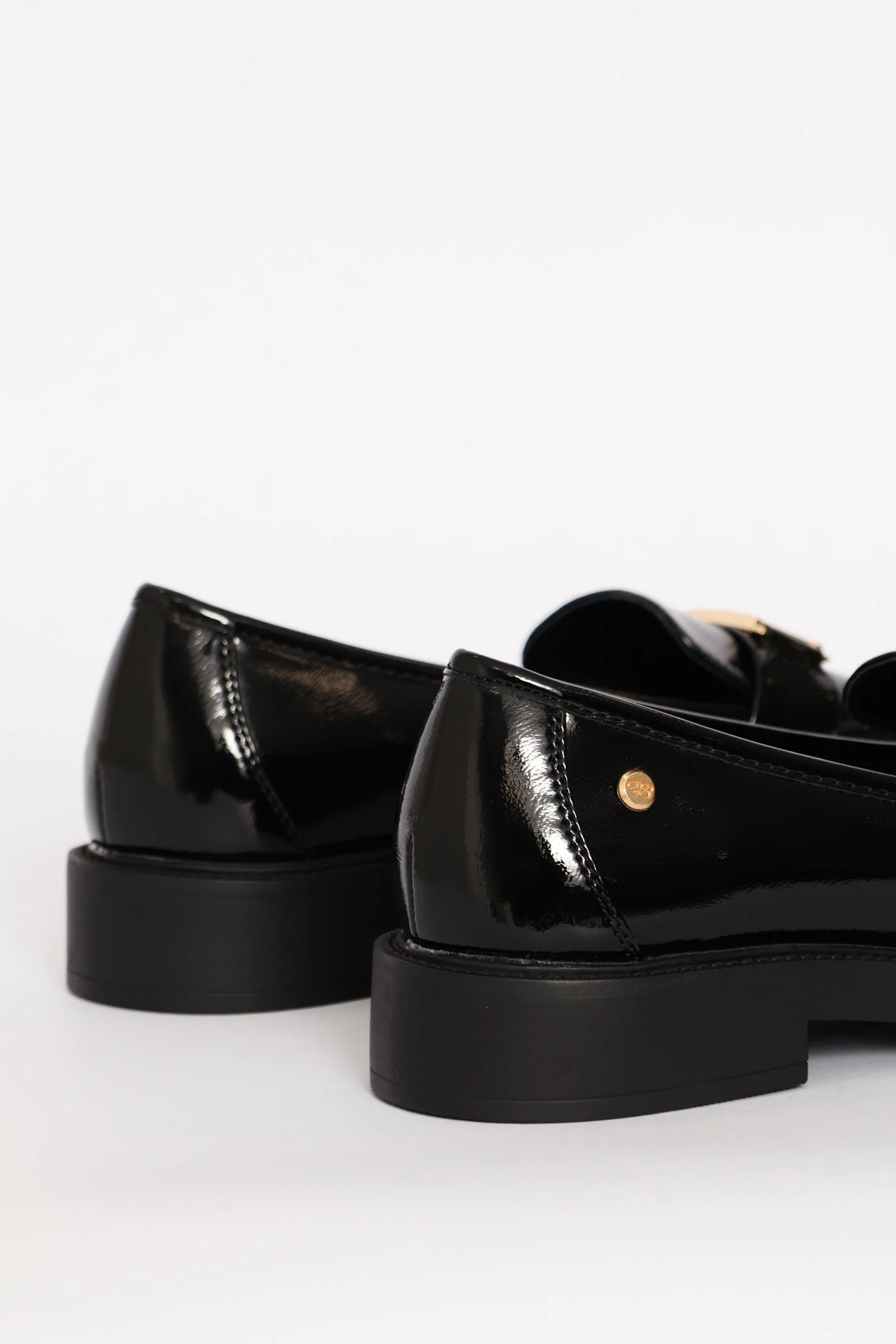 Poem 1 Bling Buckle Loafer - Black - Image 5