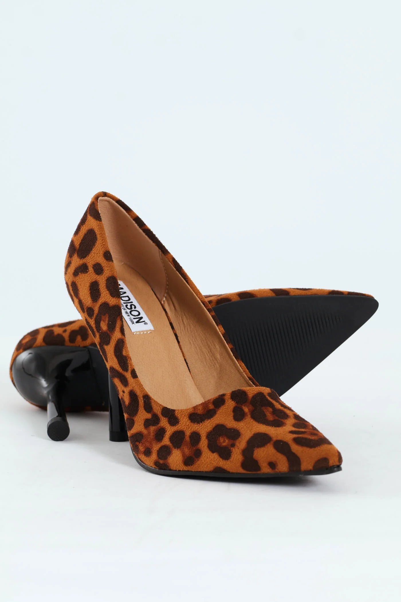 Pointed Toe Court Stiletto Heel - Animal Print - Image 5