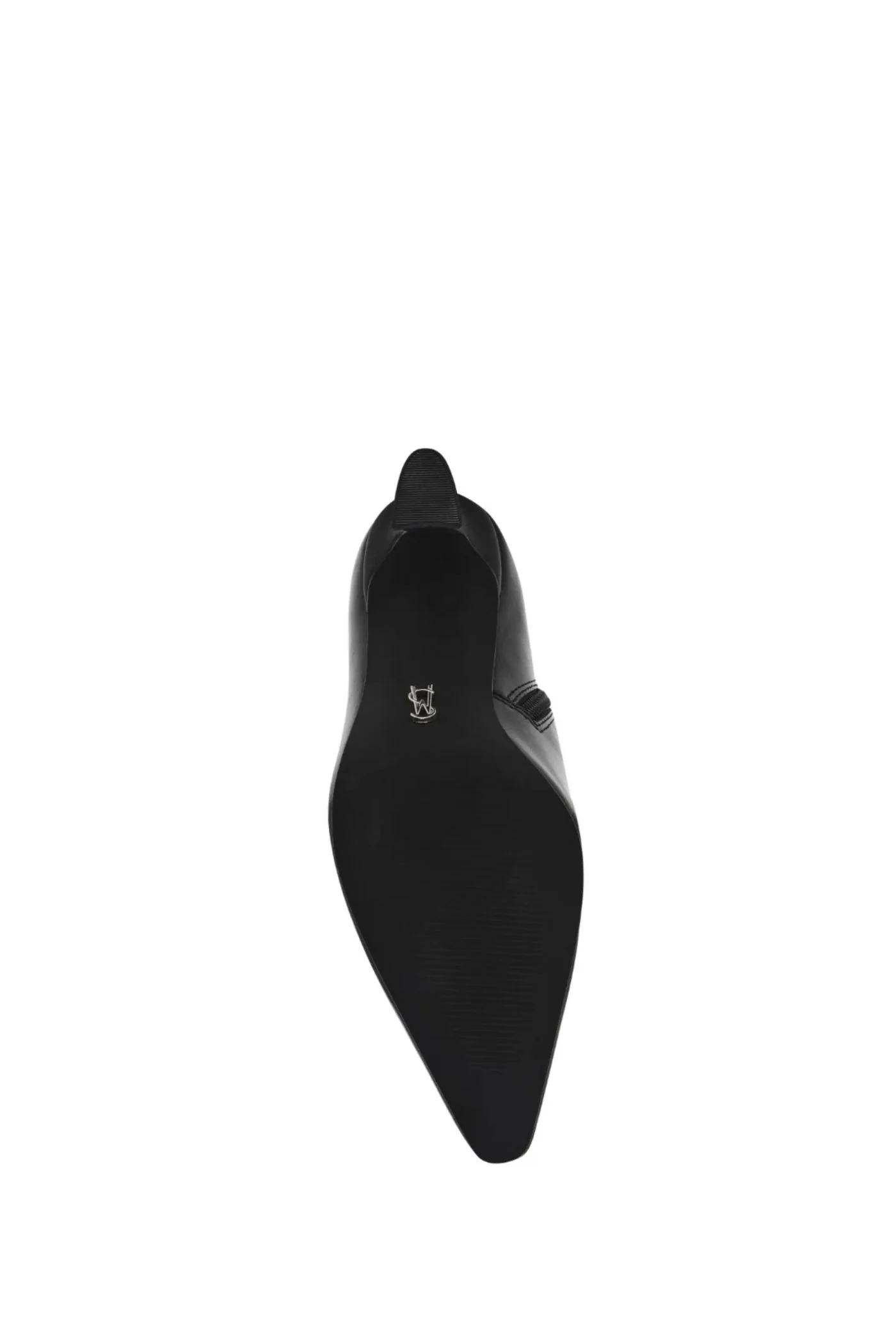 Pointy Buckle Heel Boot - Black - Image 7