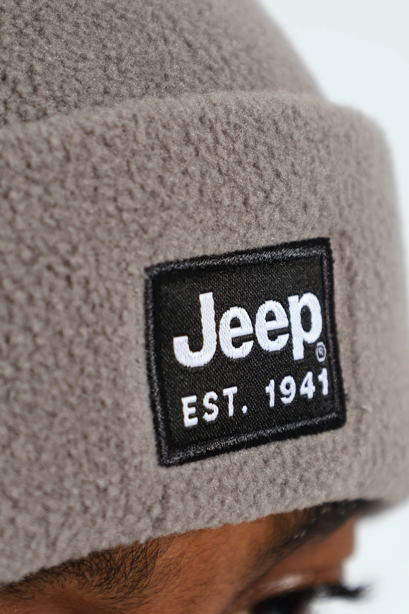 Polar Fleece Beanie - Grey - Image 2