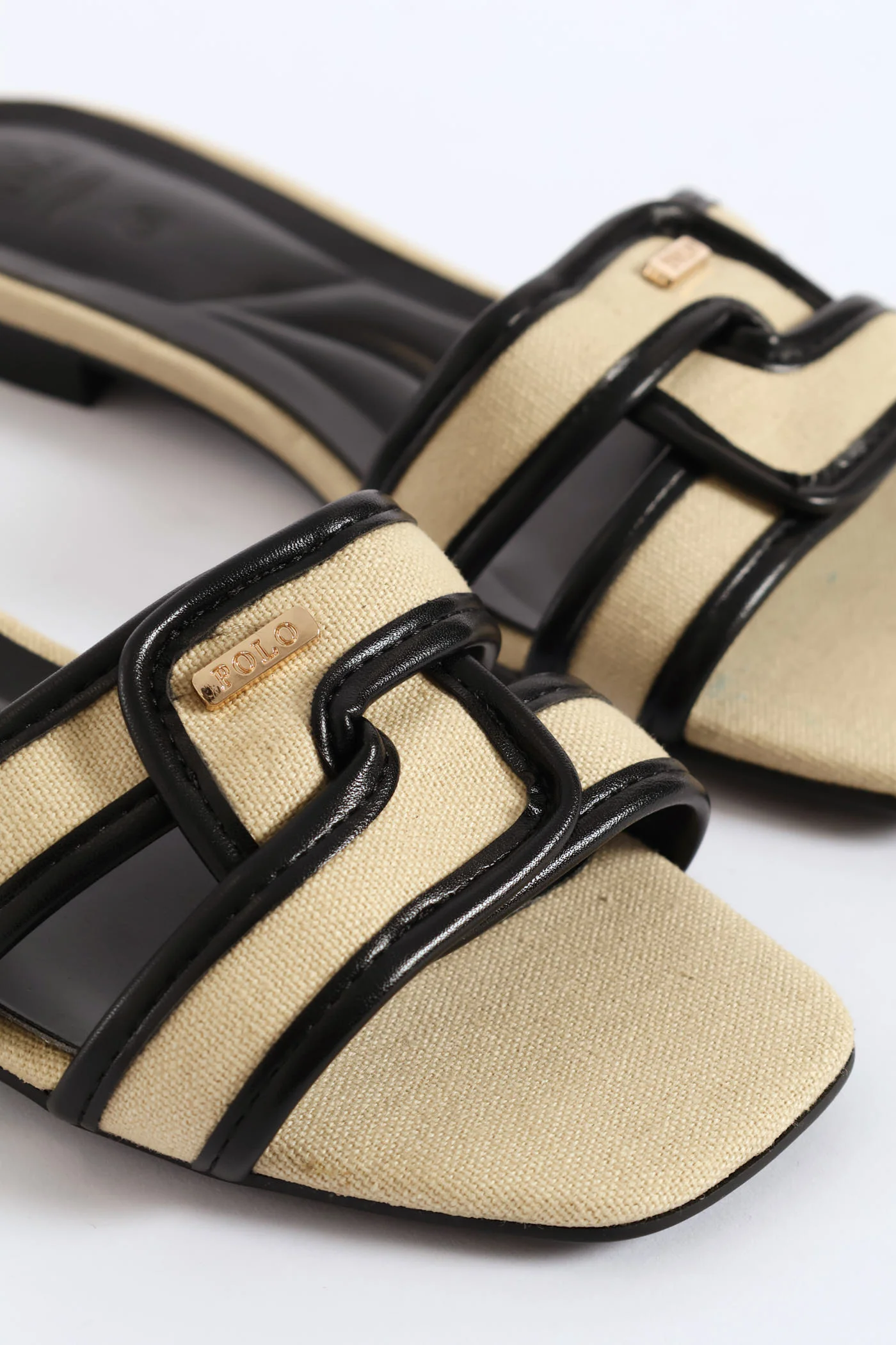Polo Textile Slide - Off White - Image 2