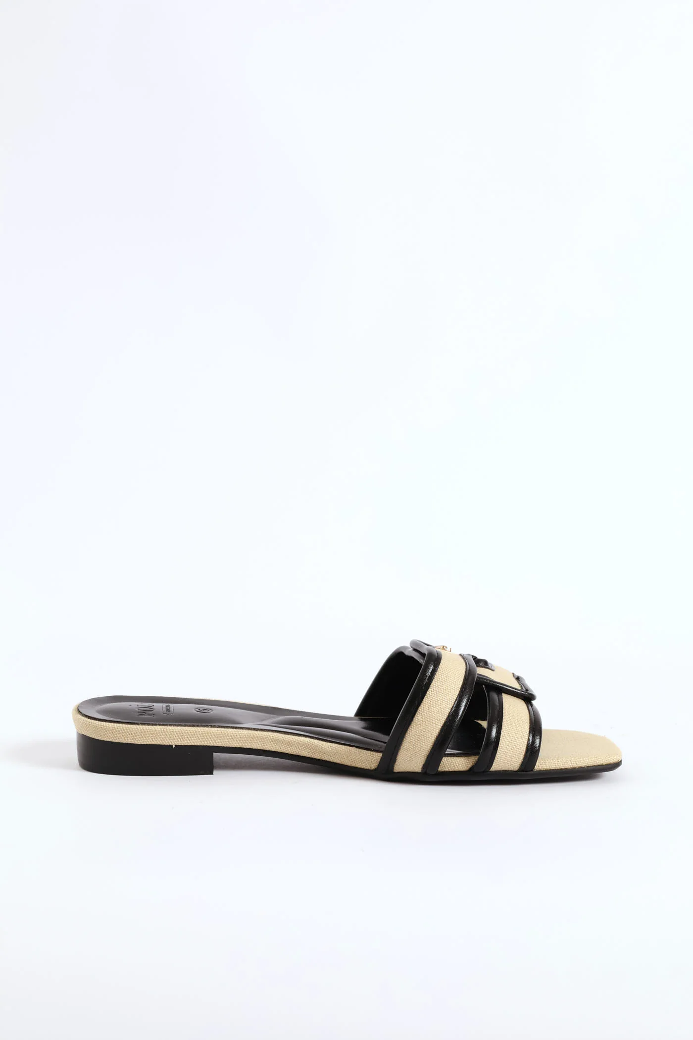 Polo Textile Slide - Off White - Image 3