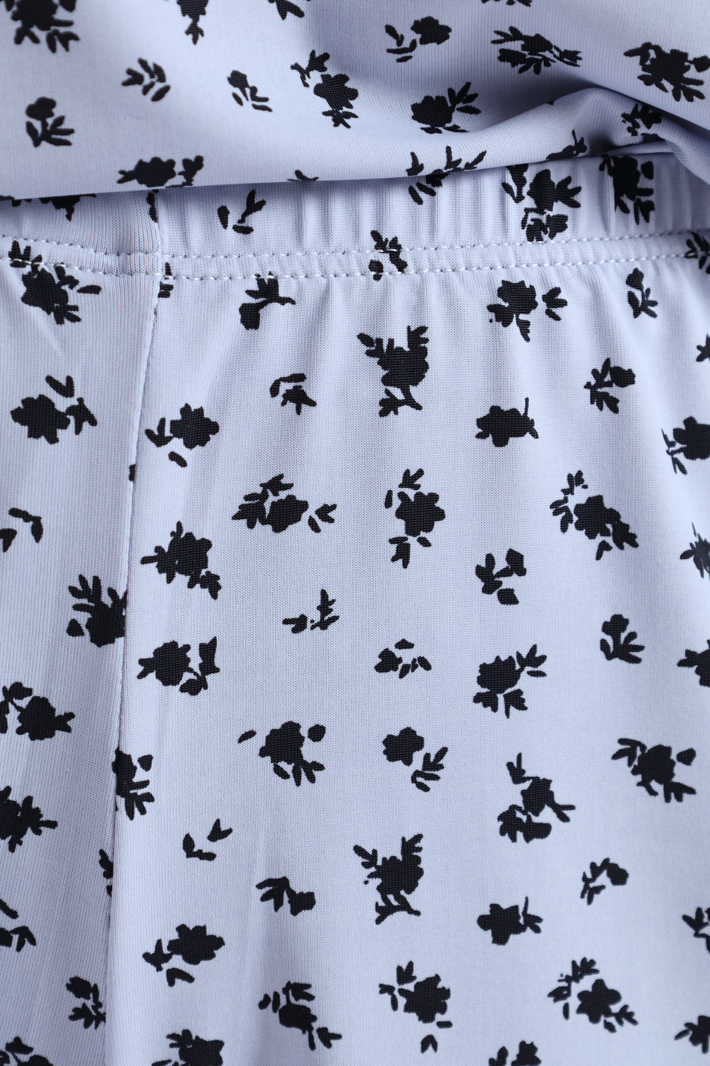 Polyamide Ditsy Cami & Short Set - Blue - Image 4