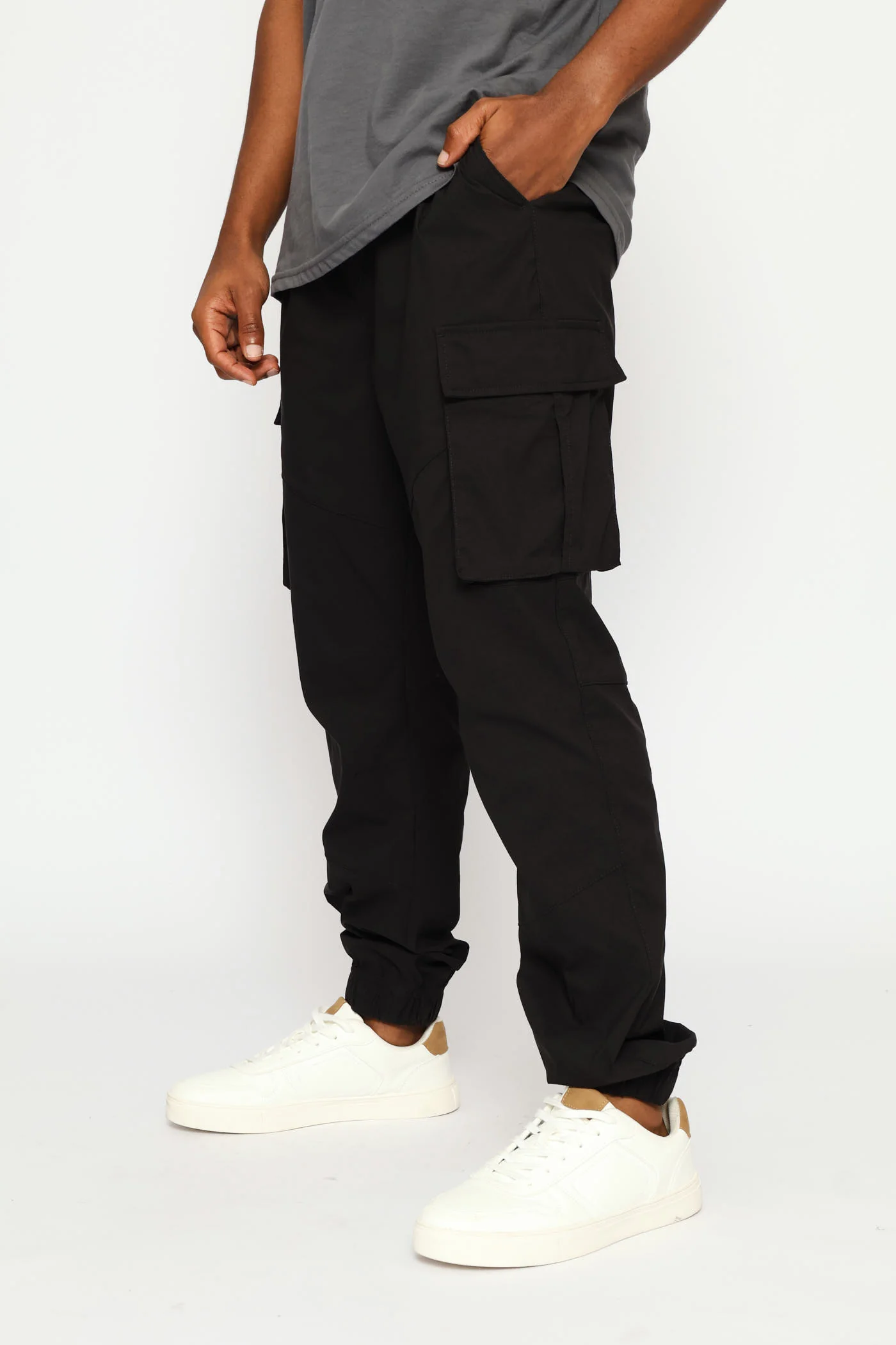 Polyamide Jogger - Black - Image 3