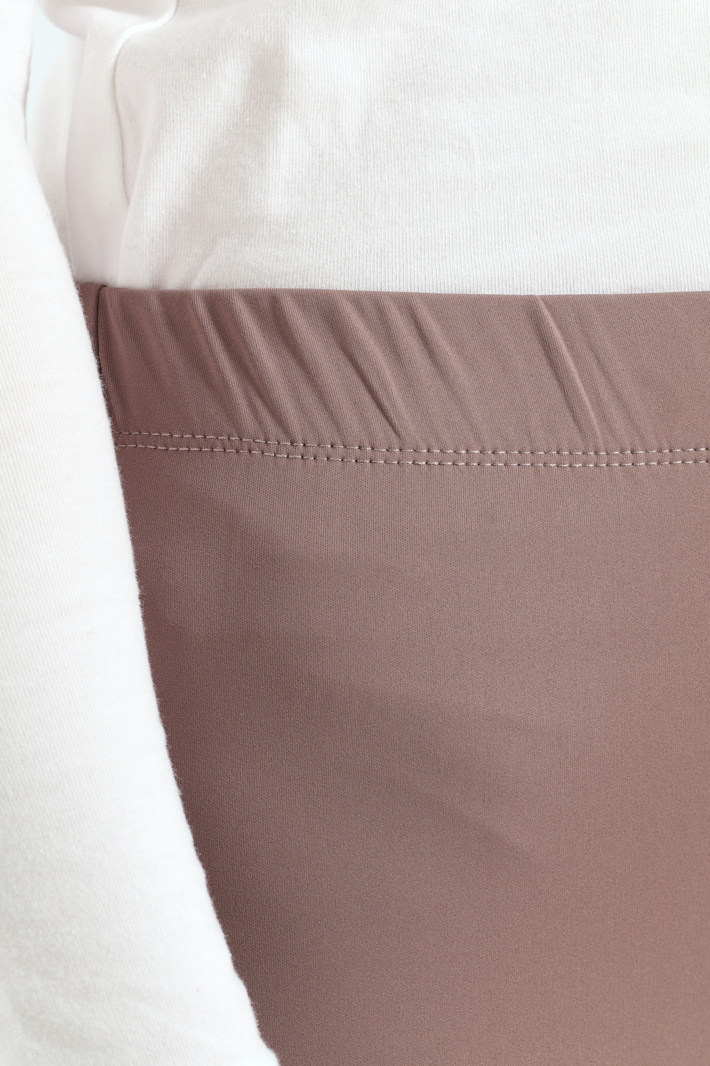 Legging With Wide Waistband - Mauve - Image 4