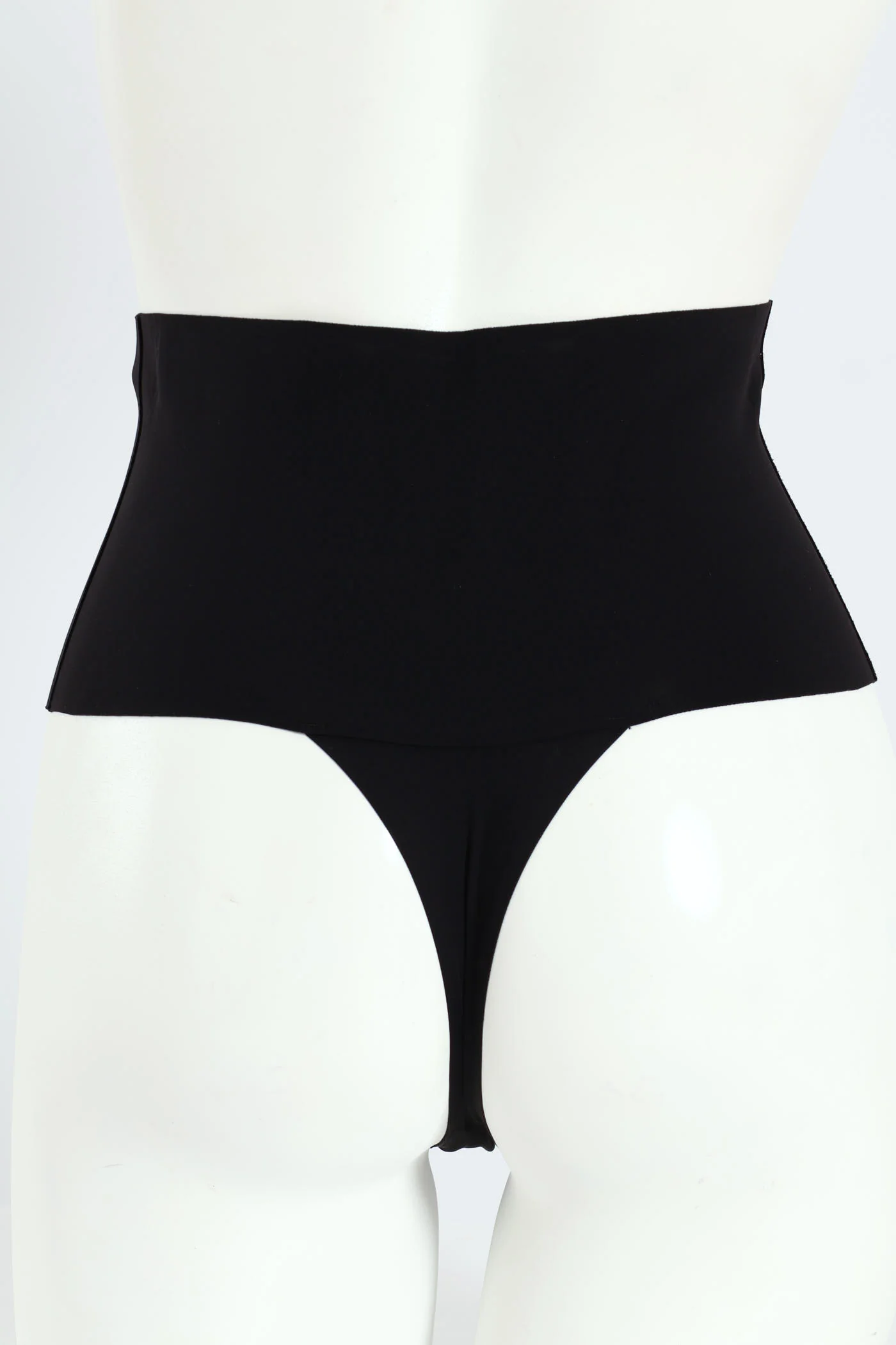 Polyamide Shaper Thong - Black - Image 3