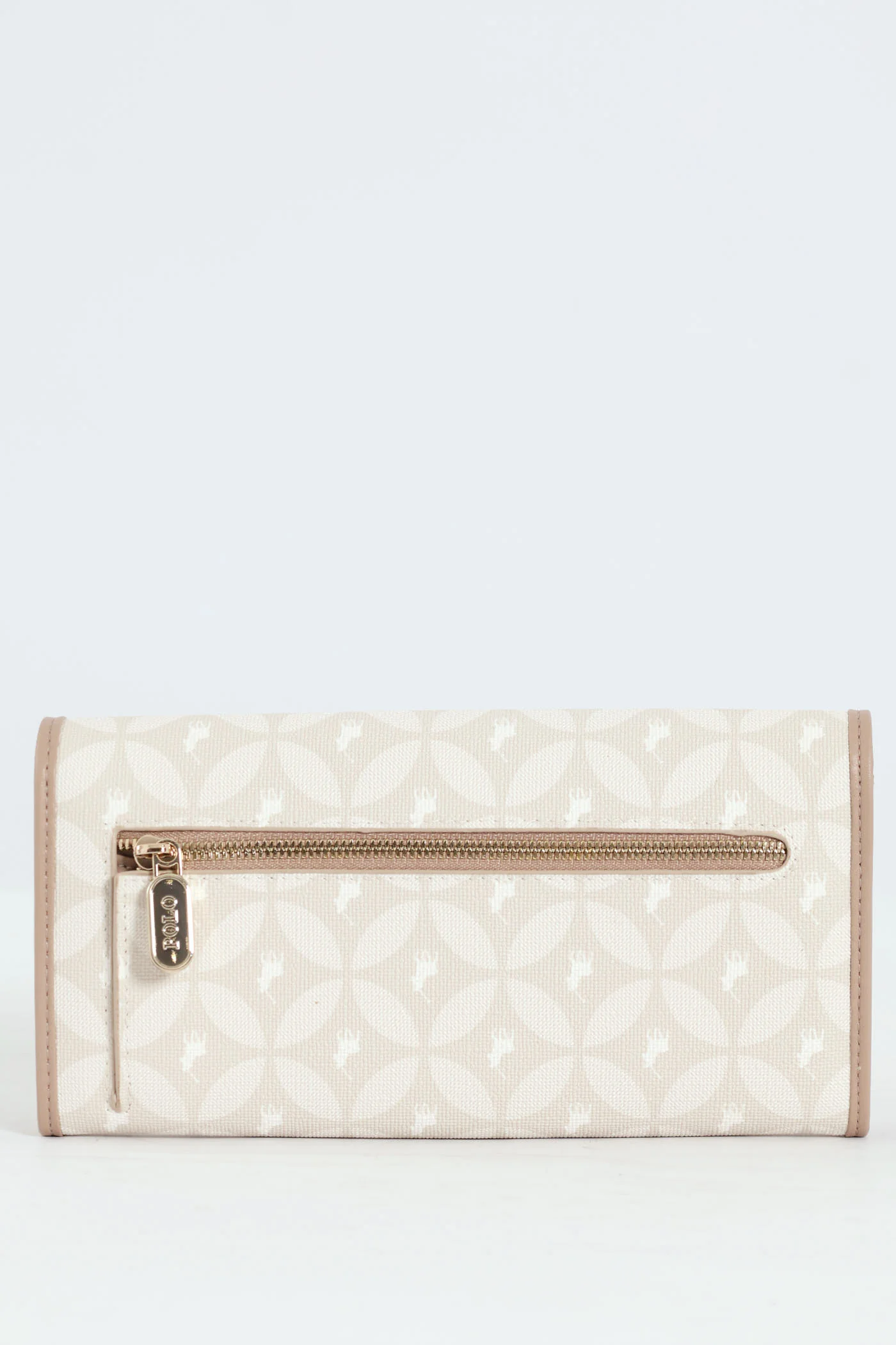 Porter Compact Trifold Purse - Taupe - Image 2