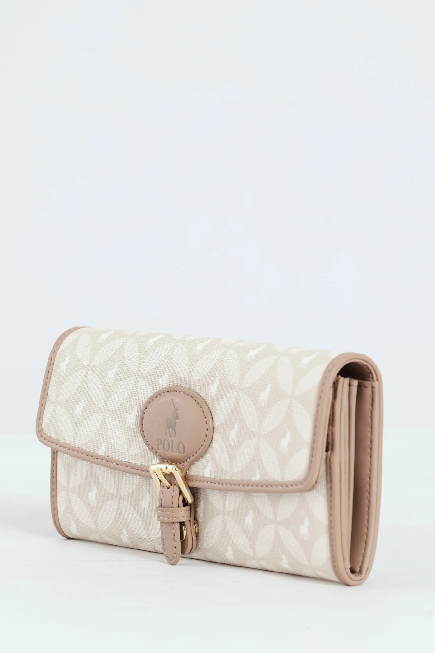 Porter Compact Trifold Purse - Taupe - Image 3