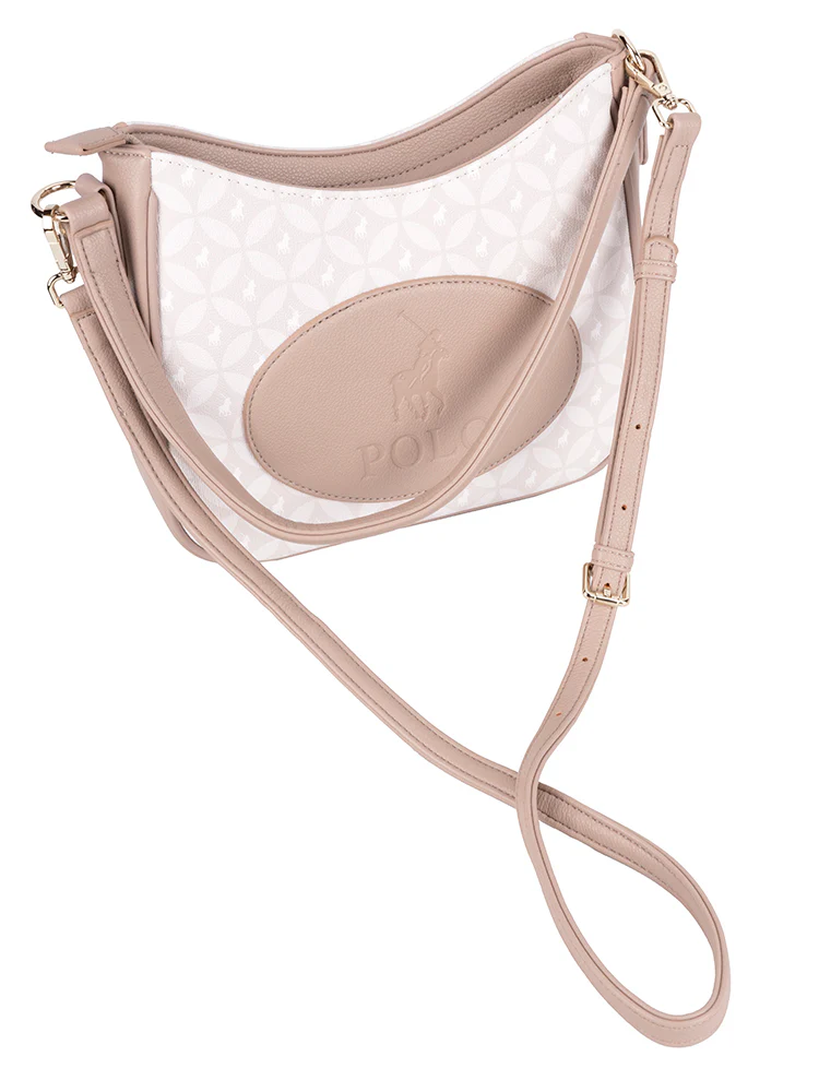 Porter Hobo Crossbody Bag - Taupe - Image 2