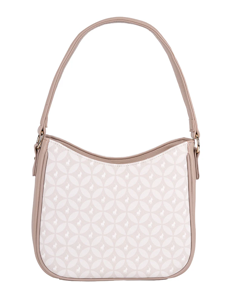 Porter Hobo Crossbody Bag - Taupe - Image 3