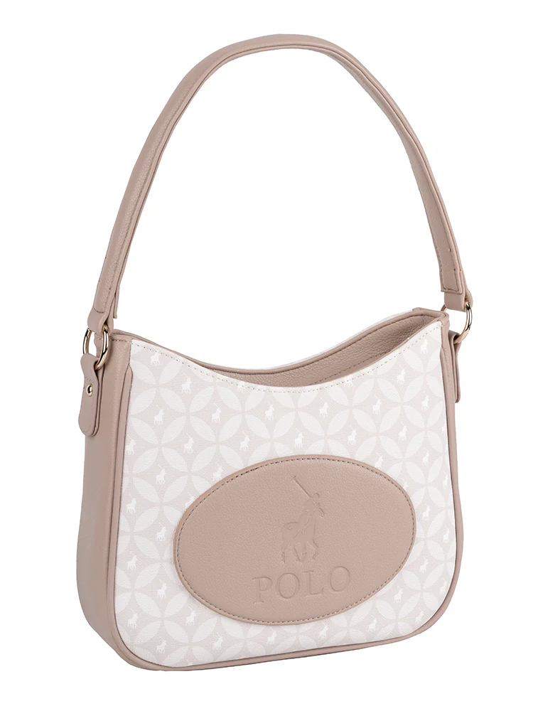 Porter Hobo Crossbody Bag - Taupe - Image 5