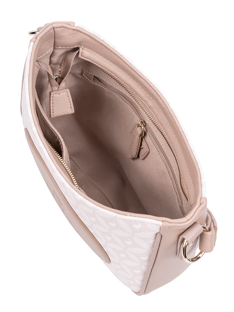 Porter Hobo Crossbody Bag - Taupe - Image 6