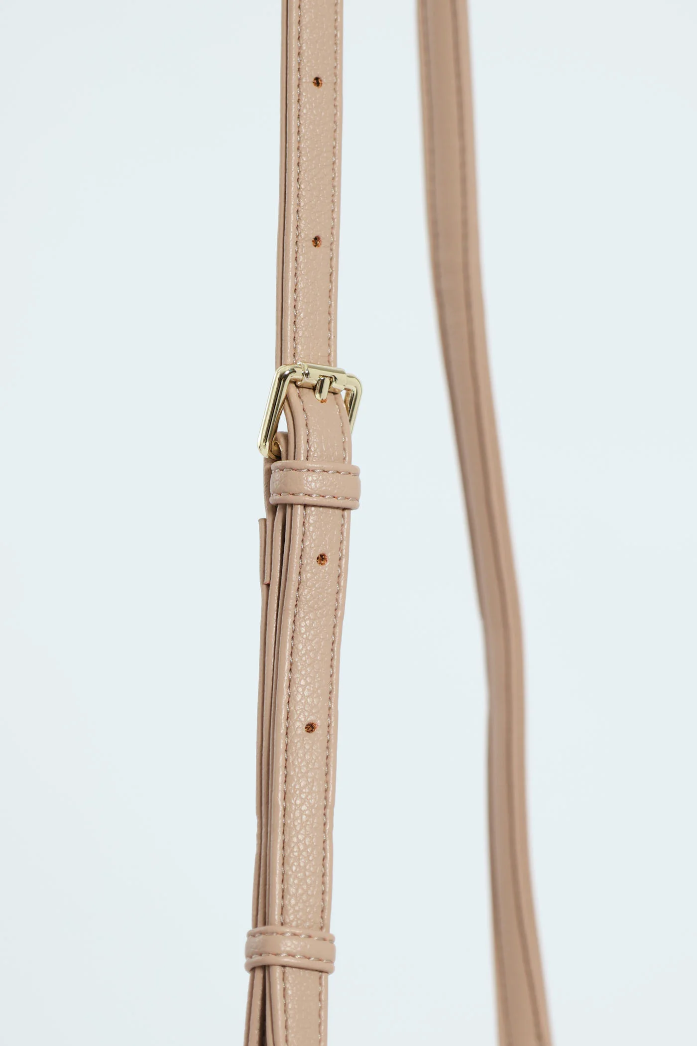 Porter Saddle Crossbody Bag - Taupe - Image 5