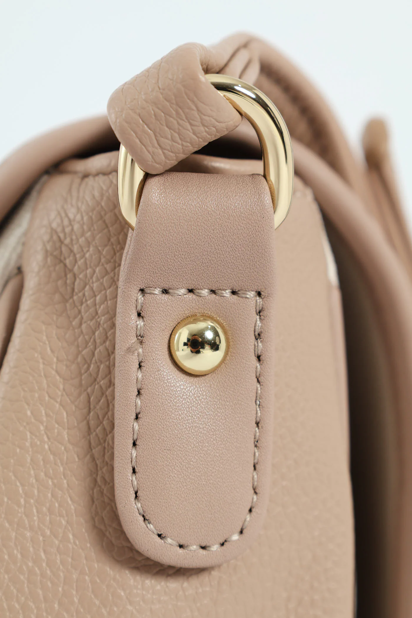 Porter Saddle Crossbody Bag - Taupe - Image 6