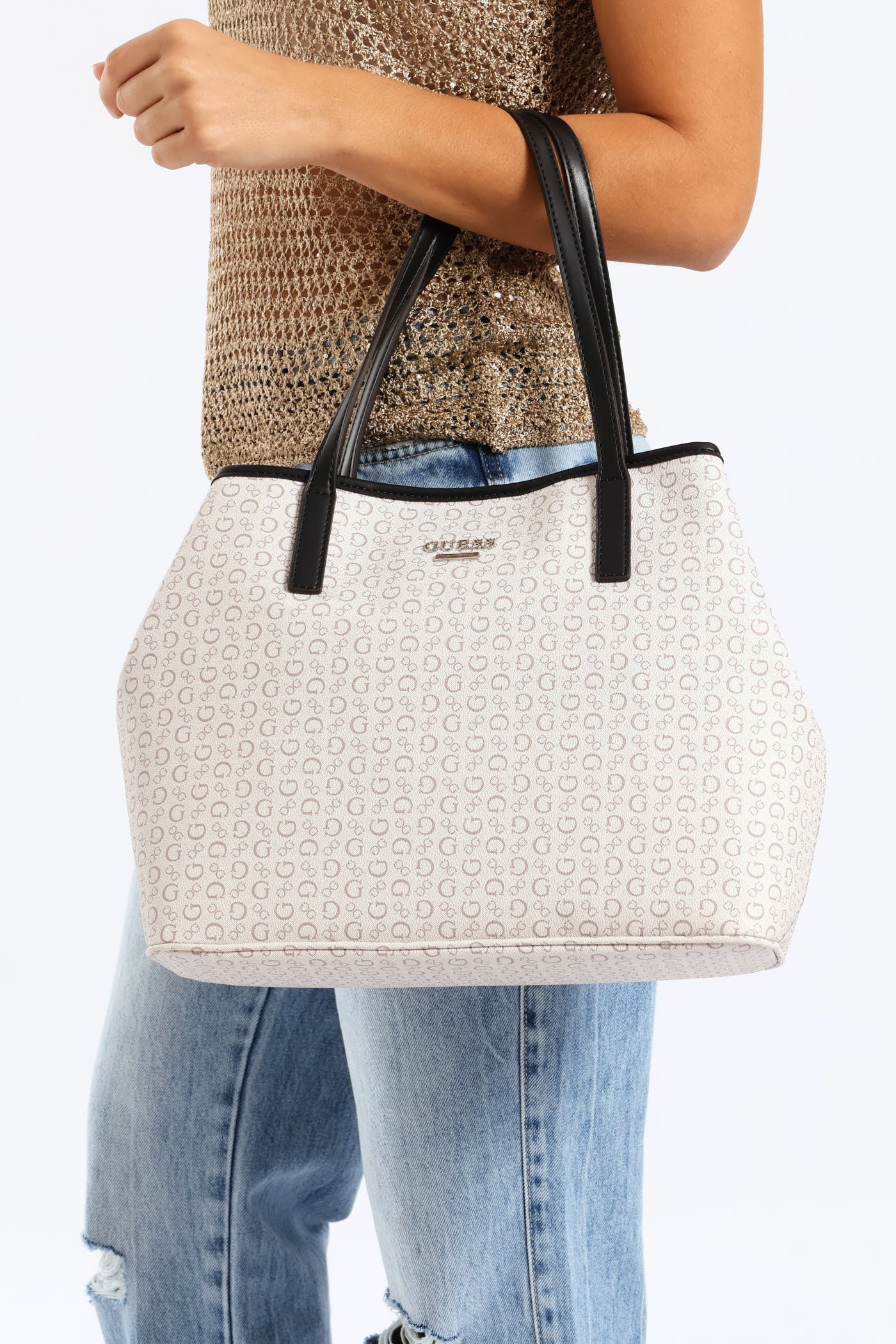Portini Trap Tote Bag - Cement - Image 3