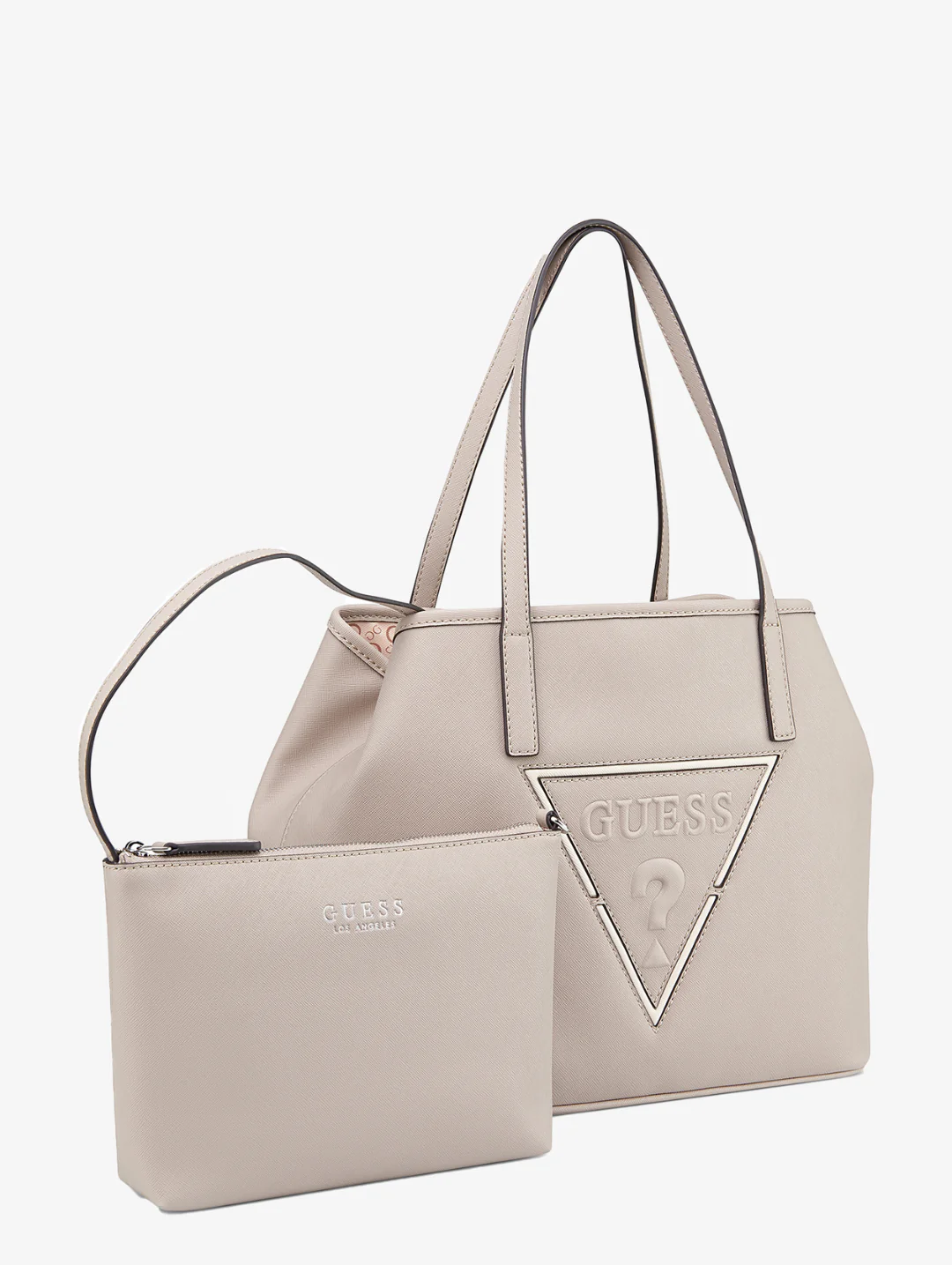 Portini Trap Tote Bag - Taupe - Image 3