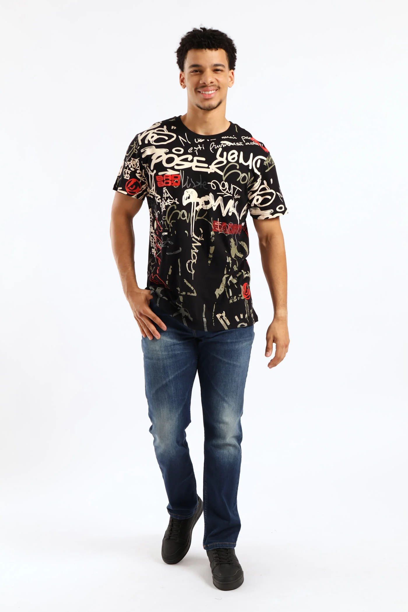 Poser Tee - Black - Image 5