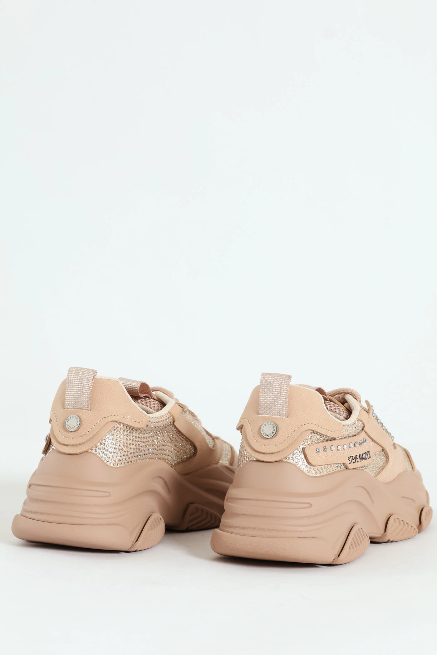 Possession Lace Up Chunky Sportie Sneaker - Blush - Image 2