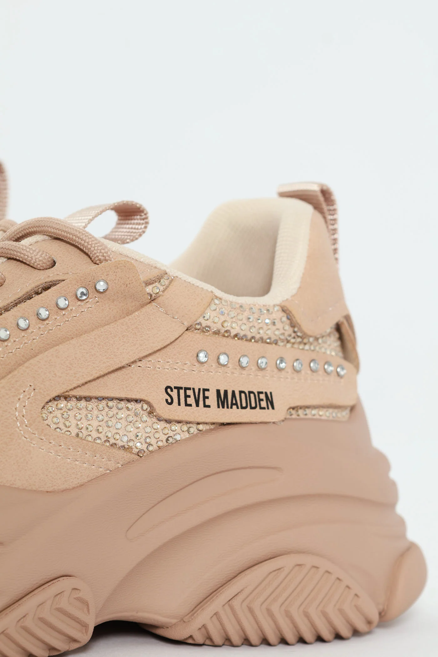 Possession Lace Up Chunky Sportie Sneaker - Blush - Image 5