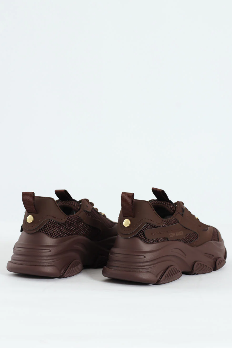 Possession Lace Up Chunky Sportie Sneaker - Chocolate - Image 3