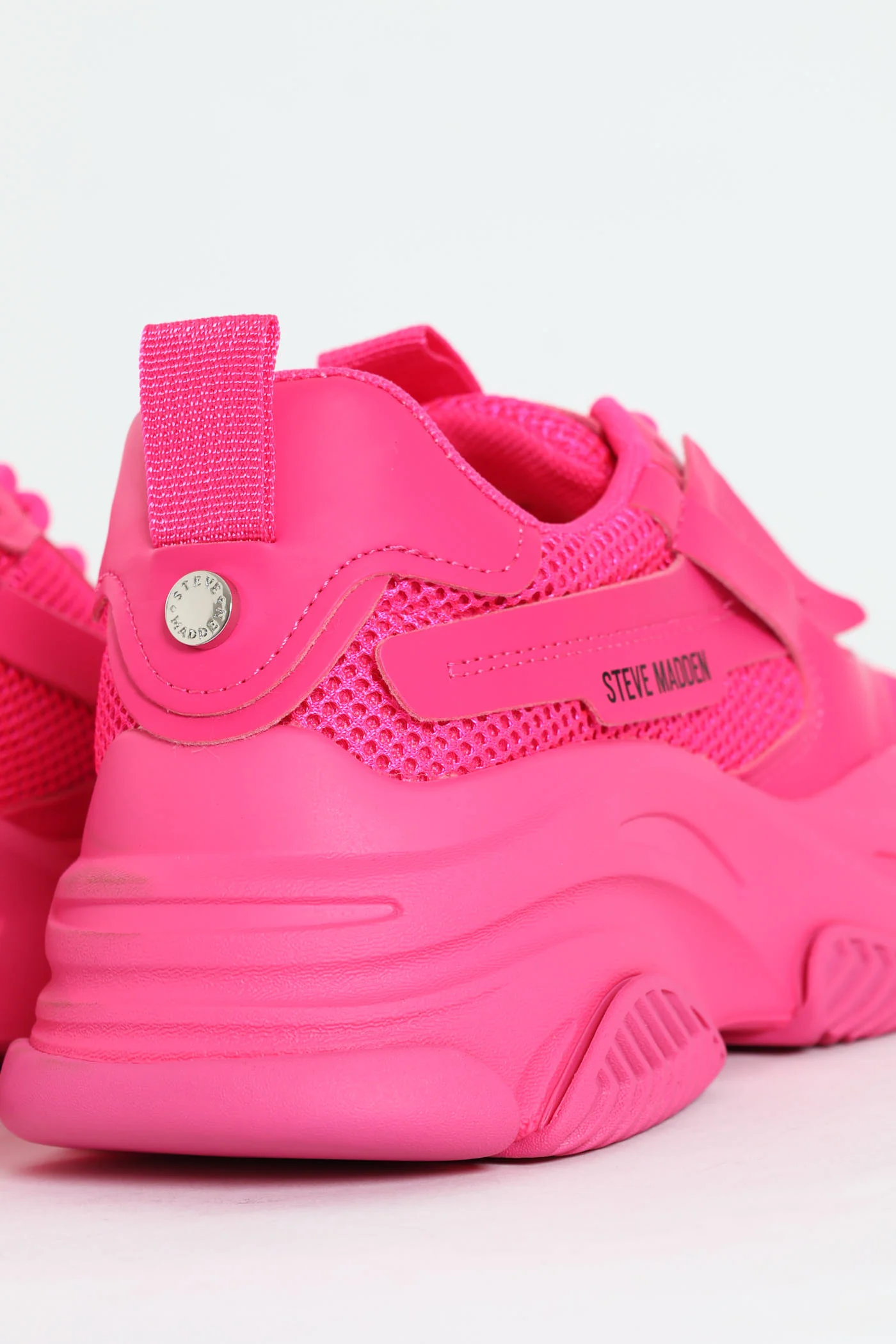 Possession Lace Up Chunky Sportie Sneaker - Fuchsia - Image 6