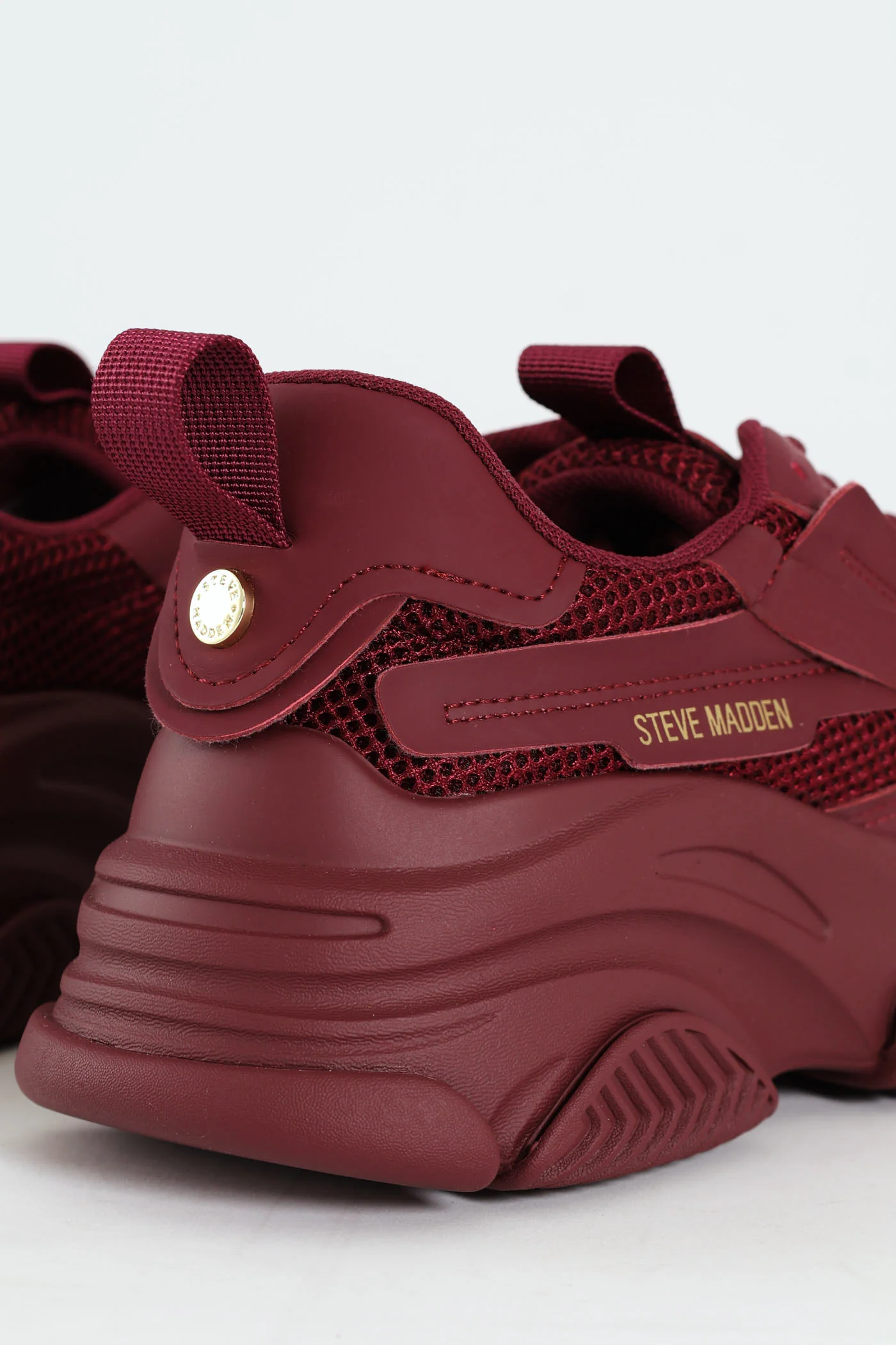 Possession Lace Up Chunky Sportie Sneaker - Wine - Image 2