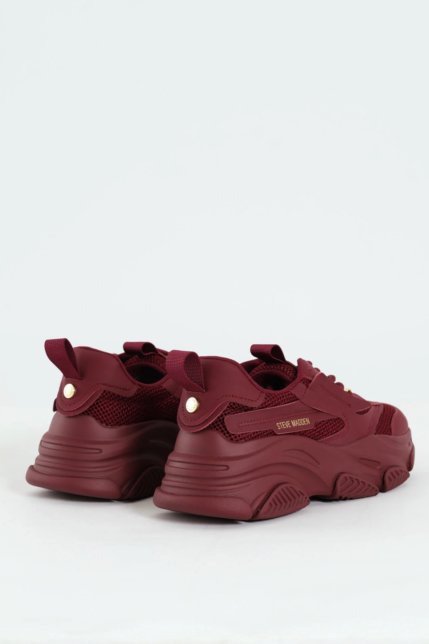 Possession Lace Up Chunky Sportie Sneaker - Wine - Image 5