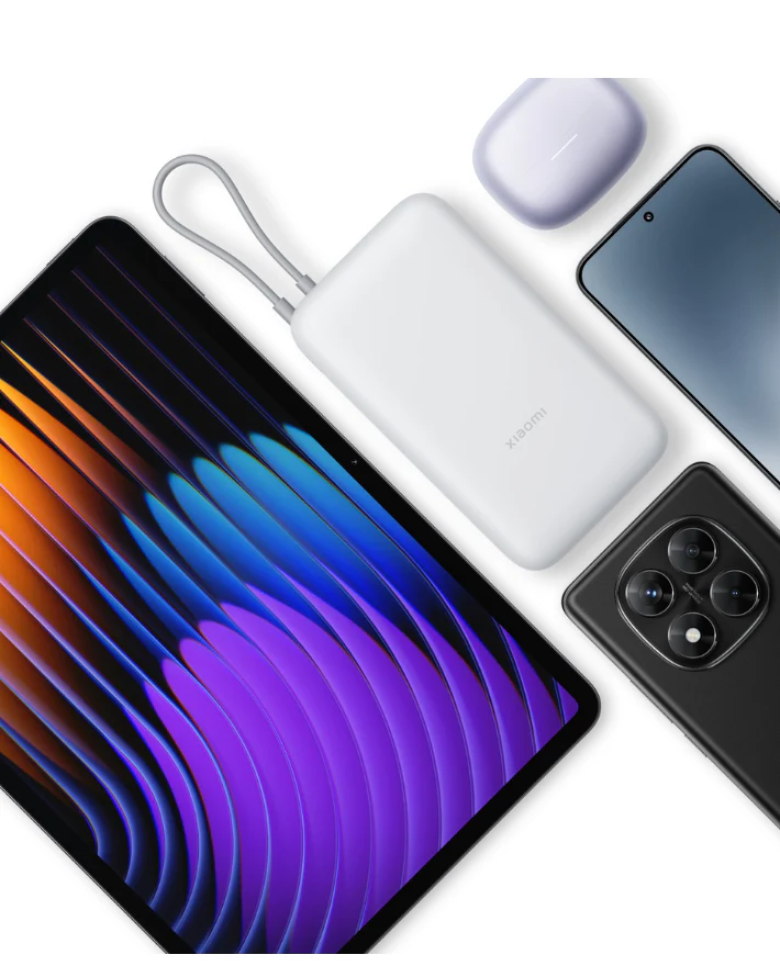20 000mAh Power Bank (Integrated Cable) - Light Grey - Image 2