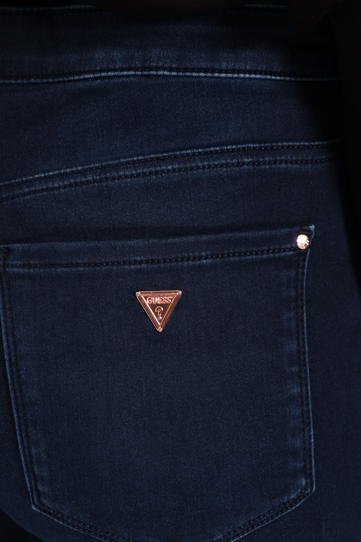 Power Skinny Low Rise Denim - Dark Wash Ink - Image 4