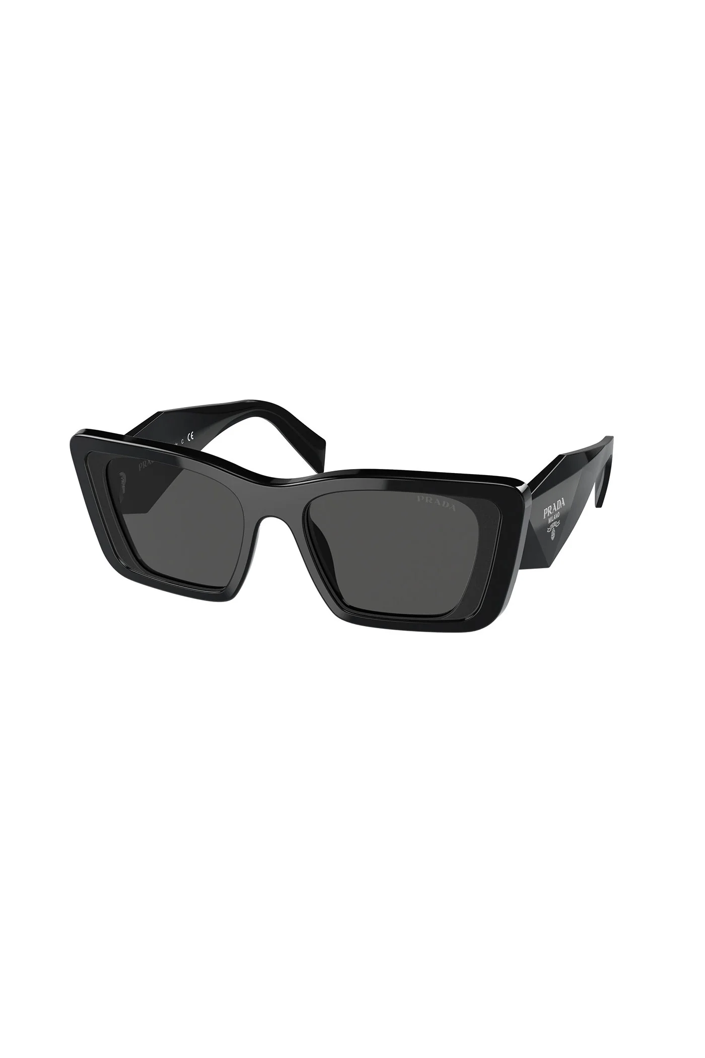 Square Cate Eye Sunglasses - Black - Image 3