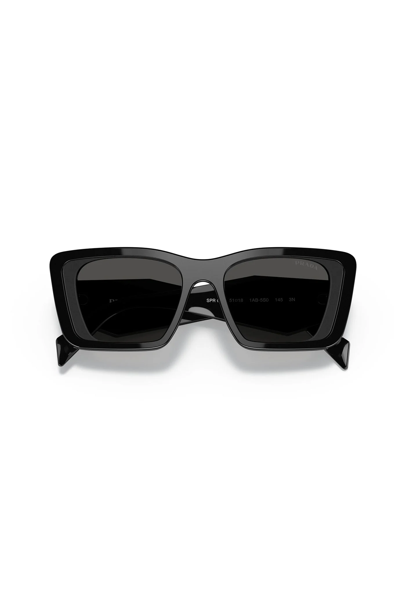 Square Cate Eye Sunglasses - Black - Image 5